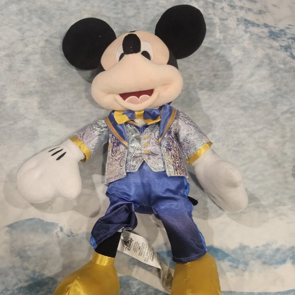 Disney Beginnings Plush Bundle Oswald Lucky Rabbit Mickey Mouse 50th Anniversary